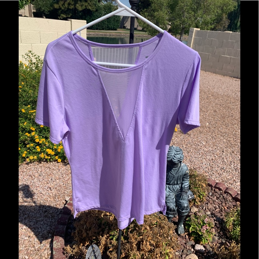 Light Purple T -  Fine Mesh Insert Front/Back